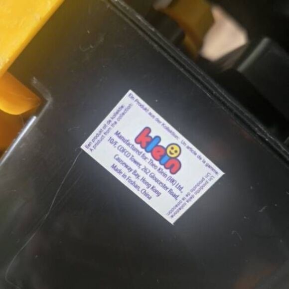 CAT truck toy engine klein And Home Depot talking tool box. Mechanic Toys - Picture 9 of 16